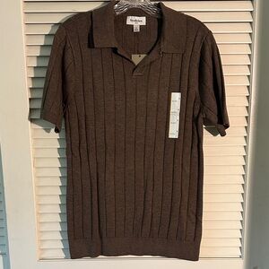 Goodfellow & Co Brown Knit Pullover S/S Sweater